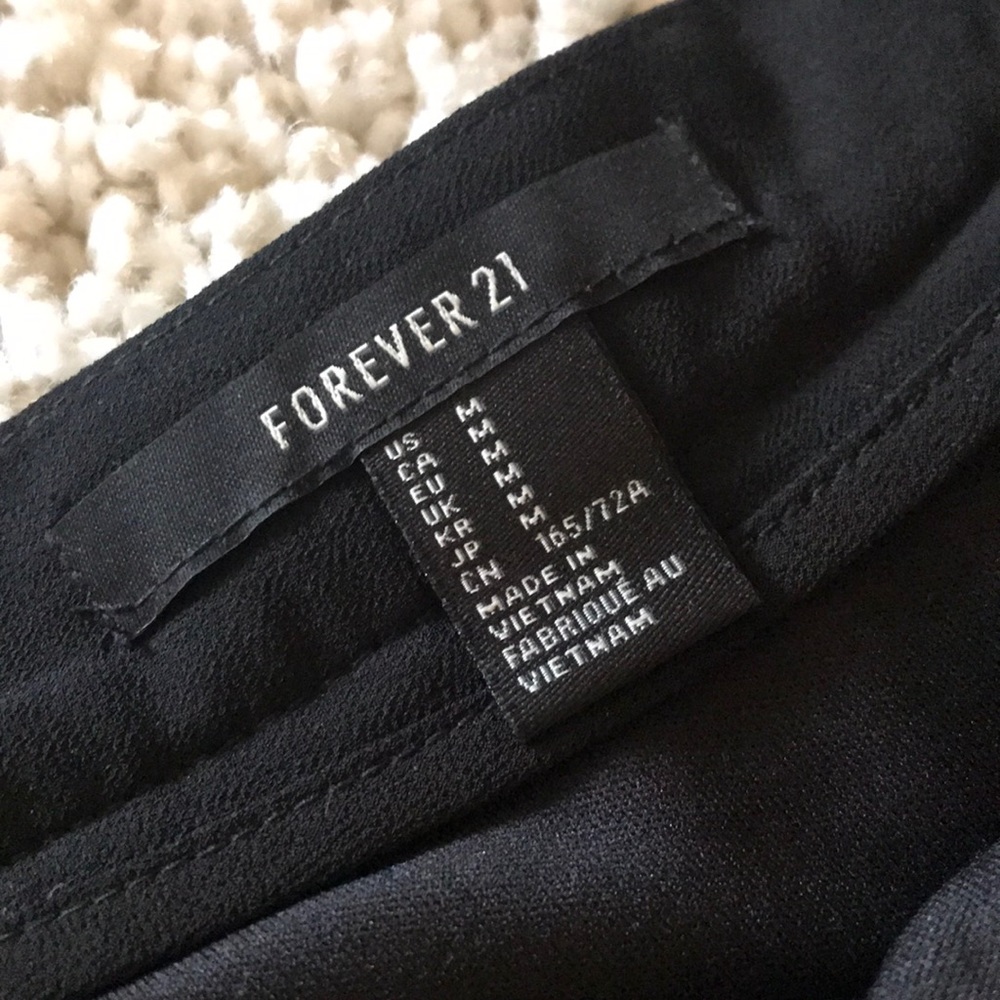 Black High Low Skirt - Picture 3 of 5